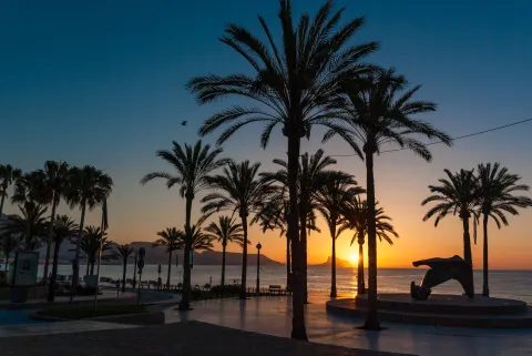 Albir by night