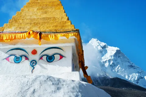 Stupa på vei mot EBC
